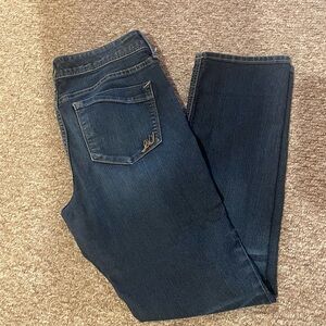 Express STELLA - Dark Wash - Regular Fit - Low Rise - Women 8